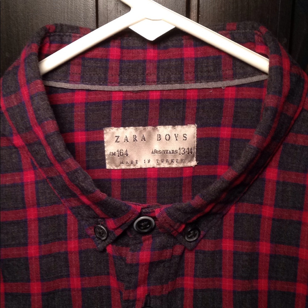 Zara Boys long sleeve button down